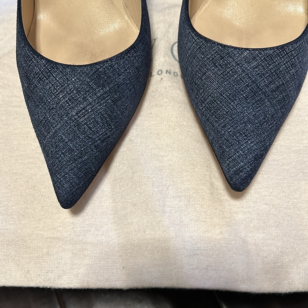 Jimmy Choo Denim Romy Pumps - Picture 6 of 6